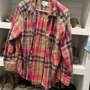 American eagle boyfriend fit flannel